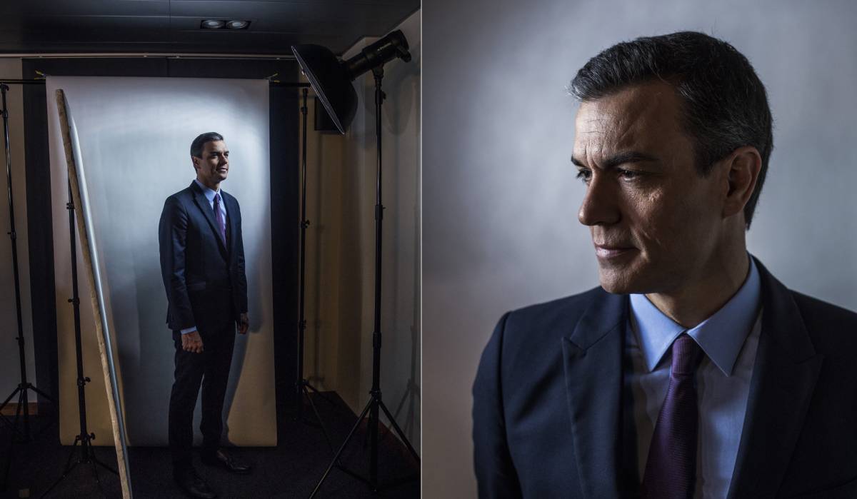 El presidente del Gobierno, Pedro Sánchez, en La Moncloa.