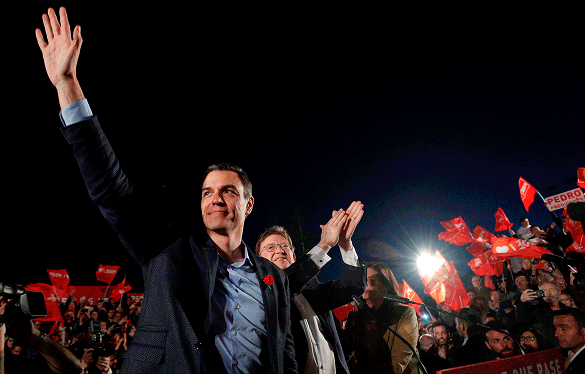 Cierre de campaña de las elecciones generales 2019, en imágenes