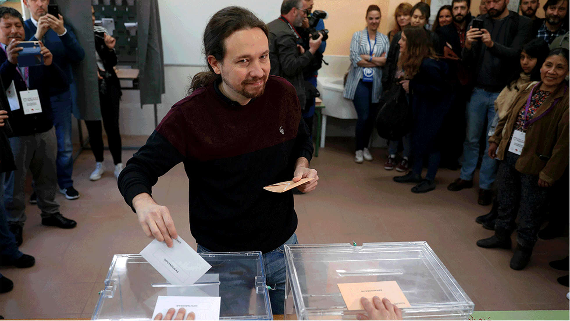 Así votaron los políticos en las elecciones generales en España