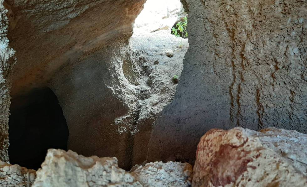 The cave where the bodies were located.