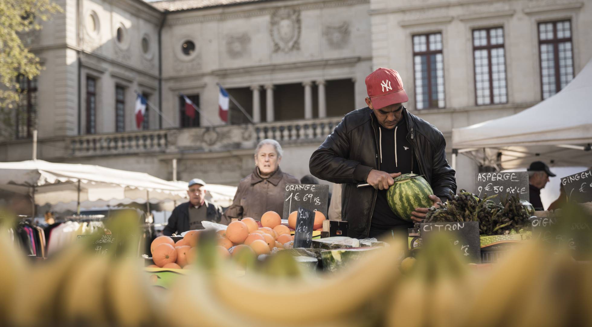 Mercado en Beaucaire.