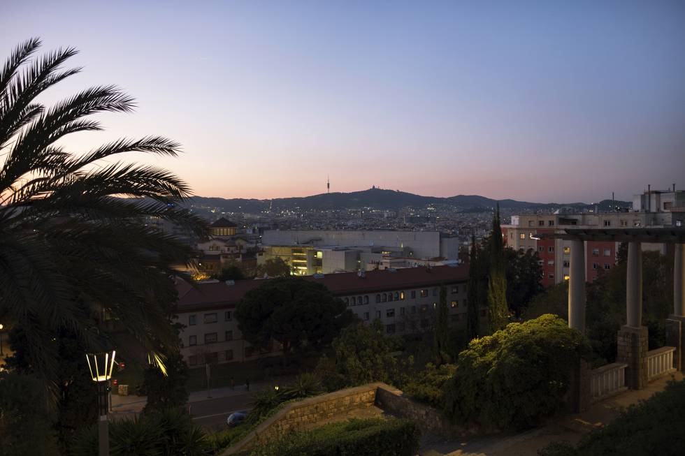 “En los jardines del Grec hacíamos un montón de fotos. Es un sitio muy bonito desde el que se ve Barcelona”.