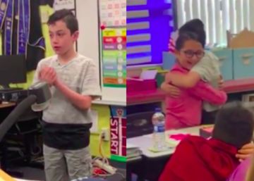 Un niño revela a su clase que tiene autismo y emociona a todos sus compañeros