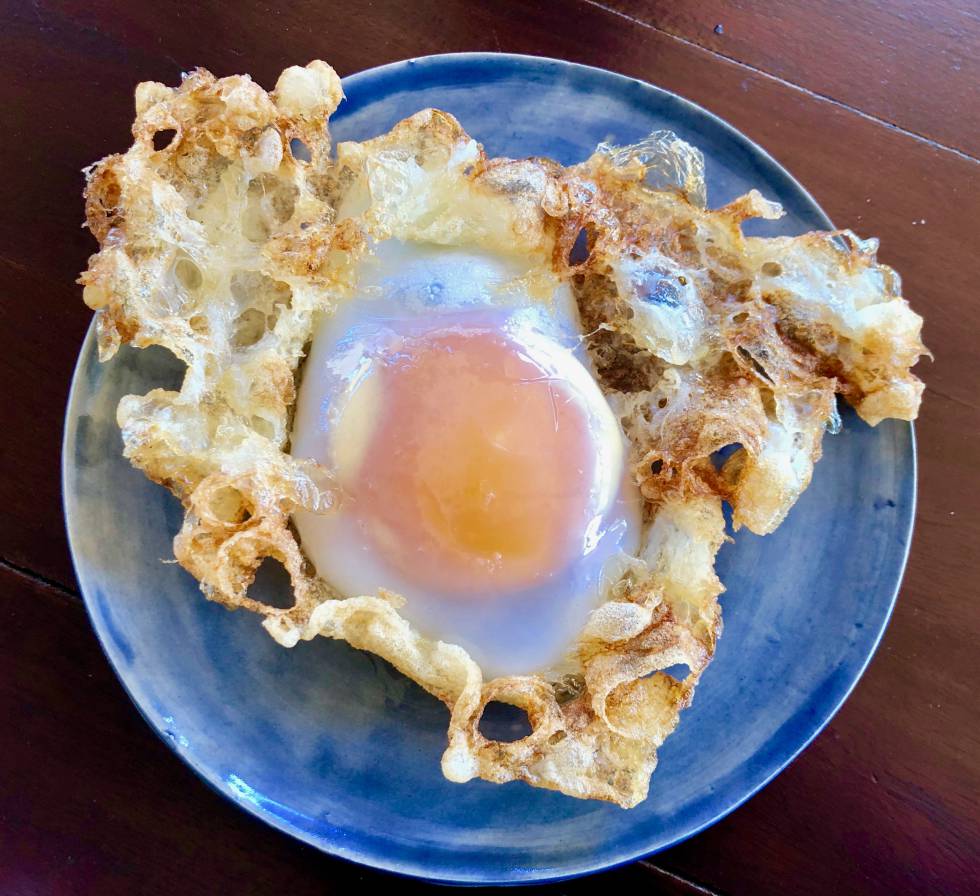 HUEVO DE OCA RECIÉN FRITO CAPEL