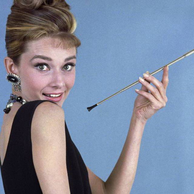 La actriz Audrey Hepburn.
