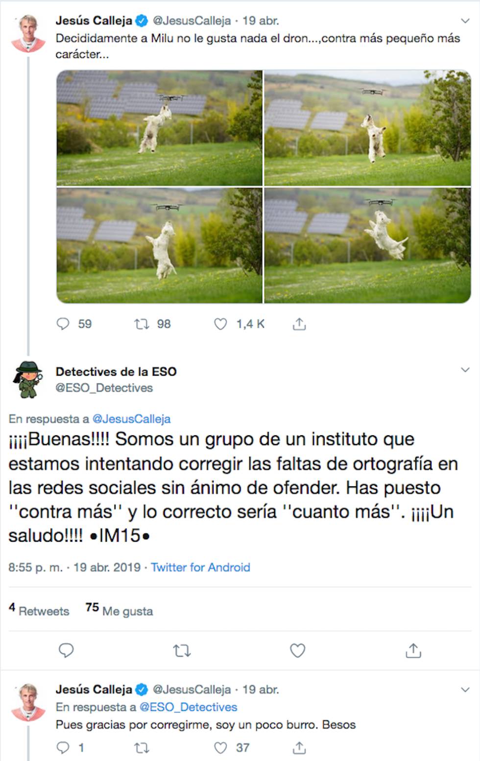 Detectives de la ESO: alumnos de 14 años de Badajoz sonrojando a los famosos por sus faltas de ortografía