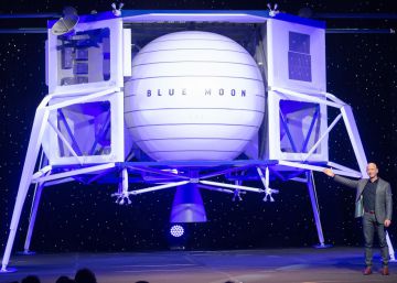 Jeff Bezos anima la carrera espacial privada con un modelo de nave para posarse en la Luna