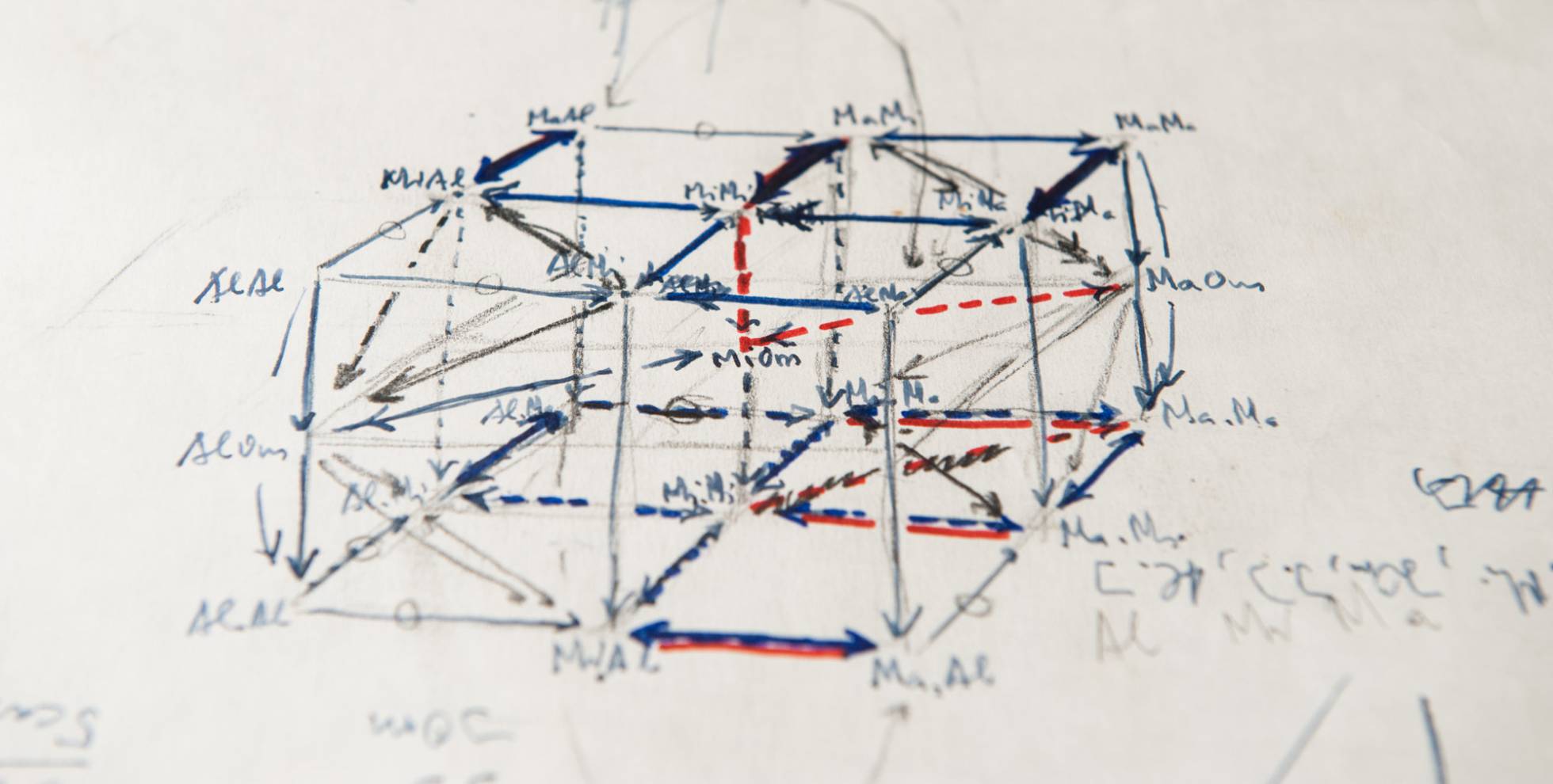 Una de las páginas que dejó Alexandre Grothendieck.