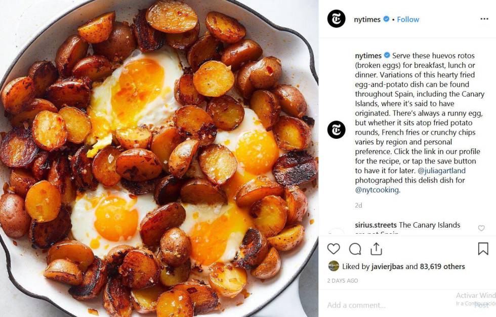 FOTO Y TEXTO DEL NYTIMES EN INSTAGRAM
