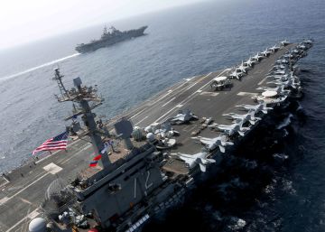 ‘Abraham Lincoln’, el portaaviones que amenaza Irán