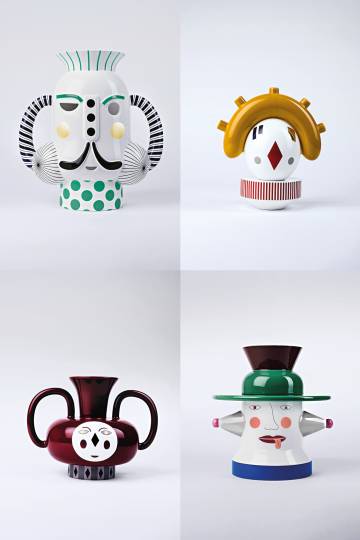 objetos con caras