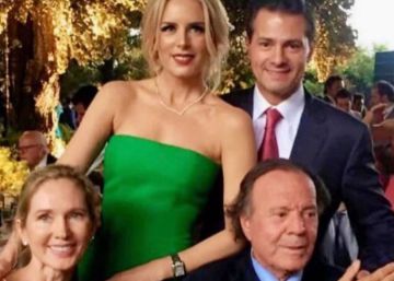 Julio Iglesias reaparece en México con el expresidente Peña Nieto