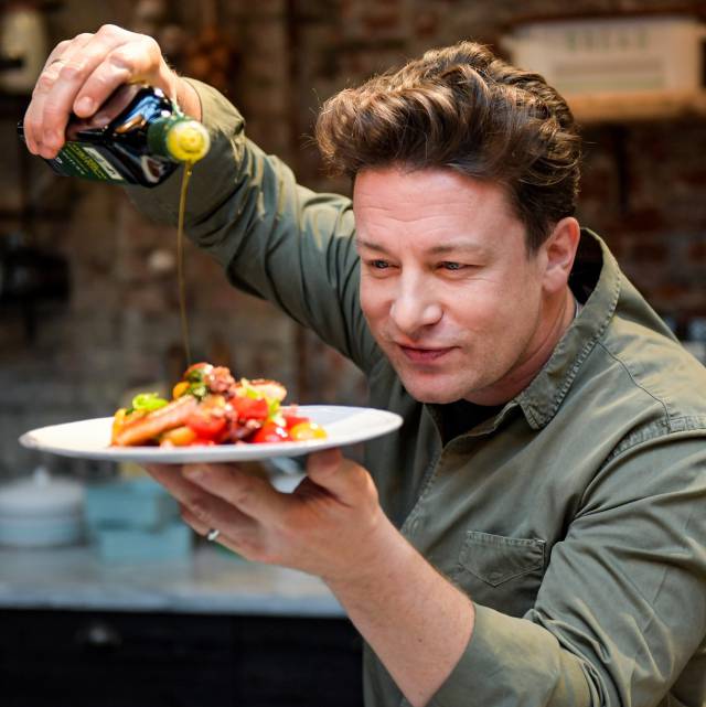El chef británico Jamie Oliver, en Hamburgo,en diciembre de 2017.