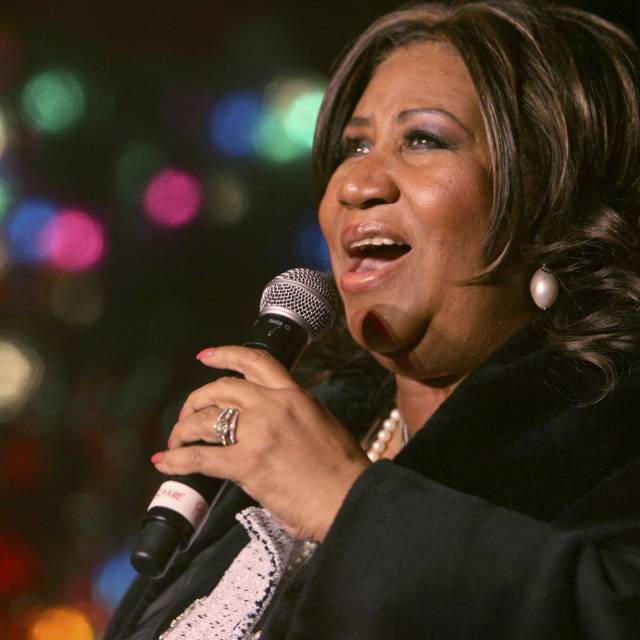 Aretha Franklin, en una actuación en Nueva York en diciembre de 2008.