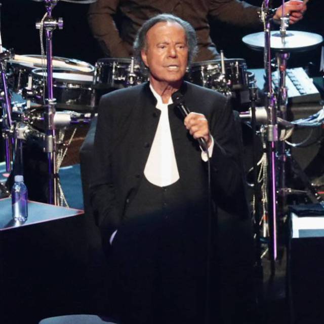Julio Iglesias, en un concierto en México, el pasado abril.