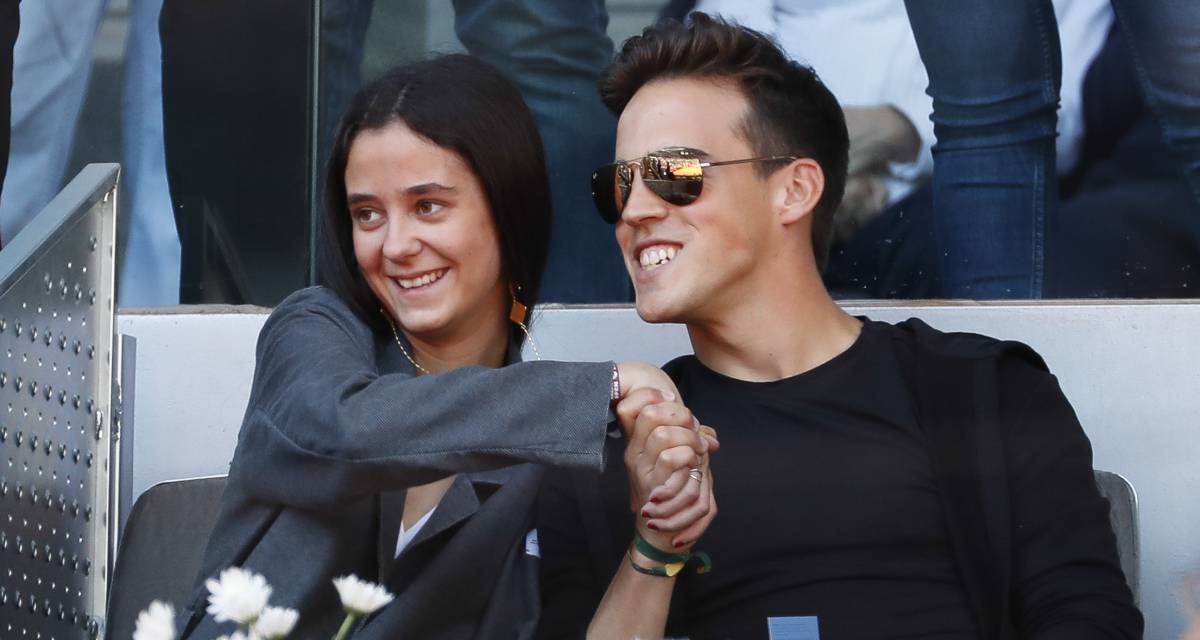 Victoria de Marichalar y Borbón y Gonzalo Caballero, en el Masters Series de Madrid el pasado día 10.
