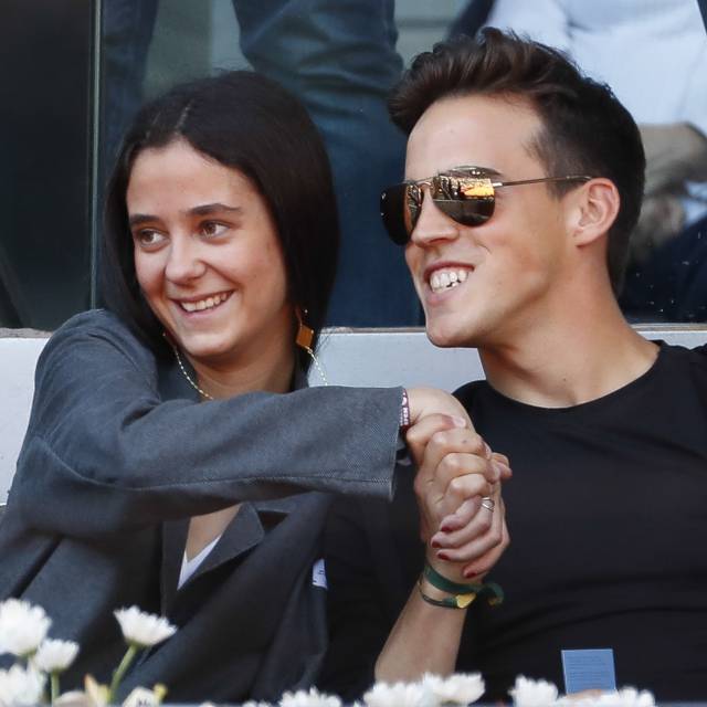 Victoria de Marichalar y Borbón y Gonzalo Caballero, en el Masters Series de Madrid el pasado día 10.