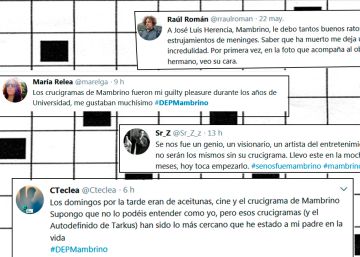 El homenaje de los lectores de EL PAÍS a Mambrino