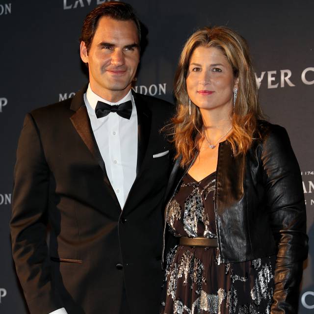 Roger Federer y Mirka Vavrinec, en Chicago, el pasado septiembre.