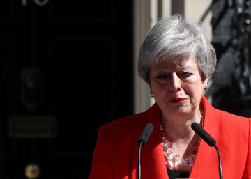 Las lágrimas de Theresa May durante el anuncio de su dimisión