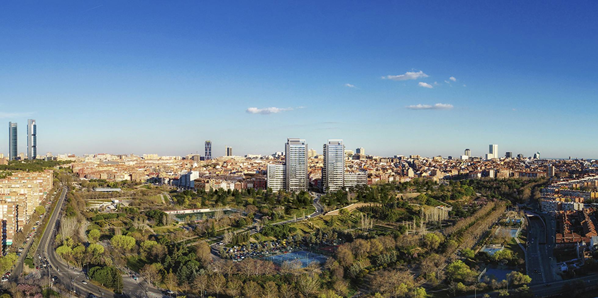 Dos rascacielos de viviendas para Madrid