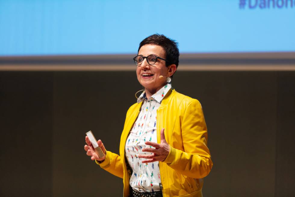 Carme Ruscalleda durante su ponencia.