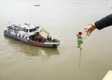 Los trabajos de rescate en el río Danubio, en imágenes
