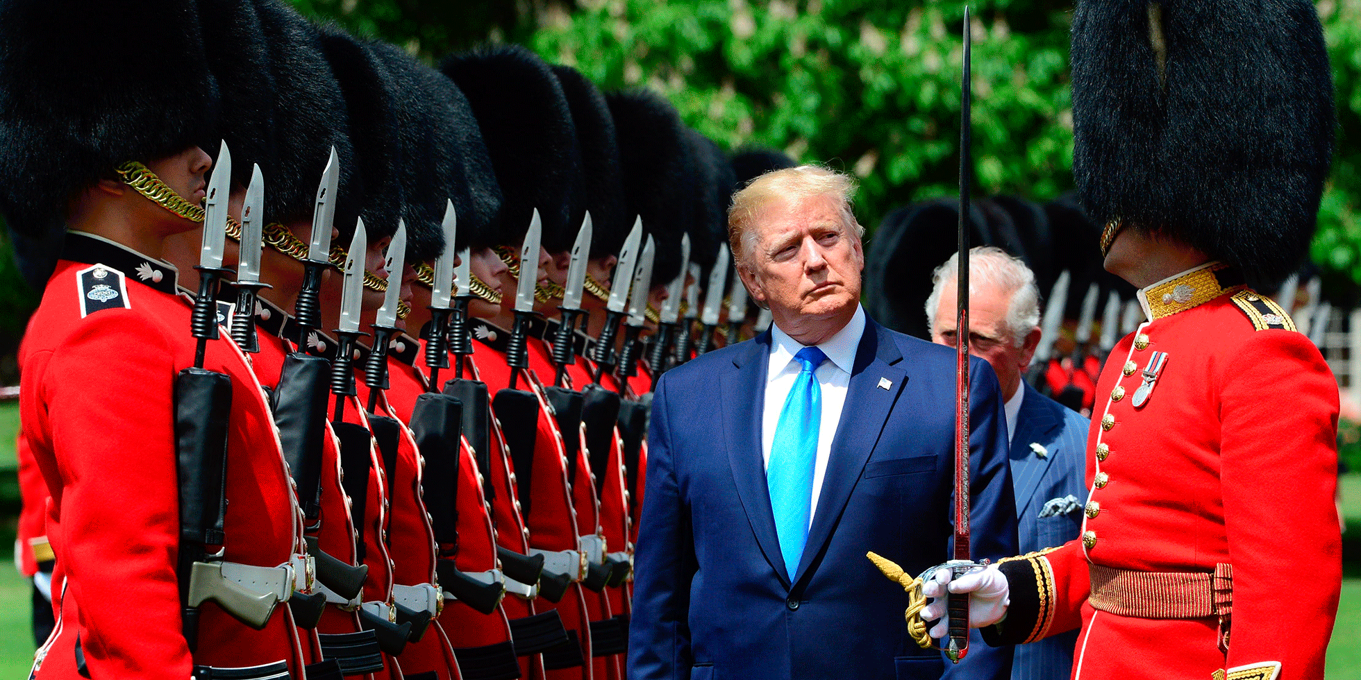 La visita de Donald Trump a Reino Unido, en imágenes