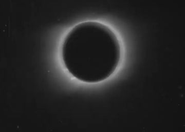 Sale a la luz la primera grabación de un eclipse solar captada en 1900