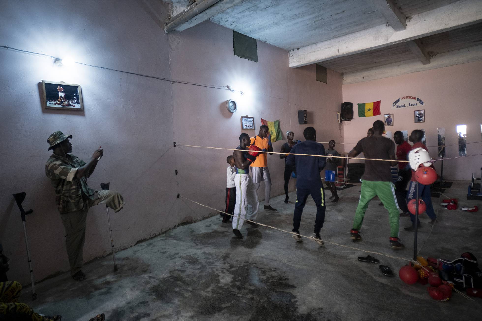 La estela del primer africano campeón del mundo de boxeo