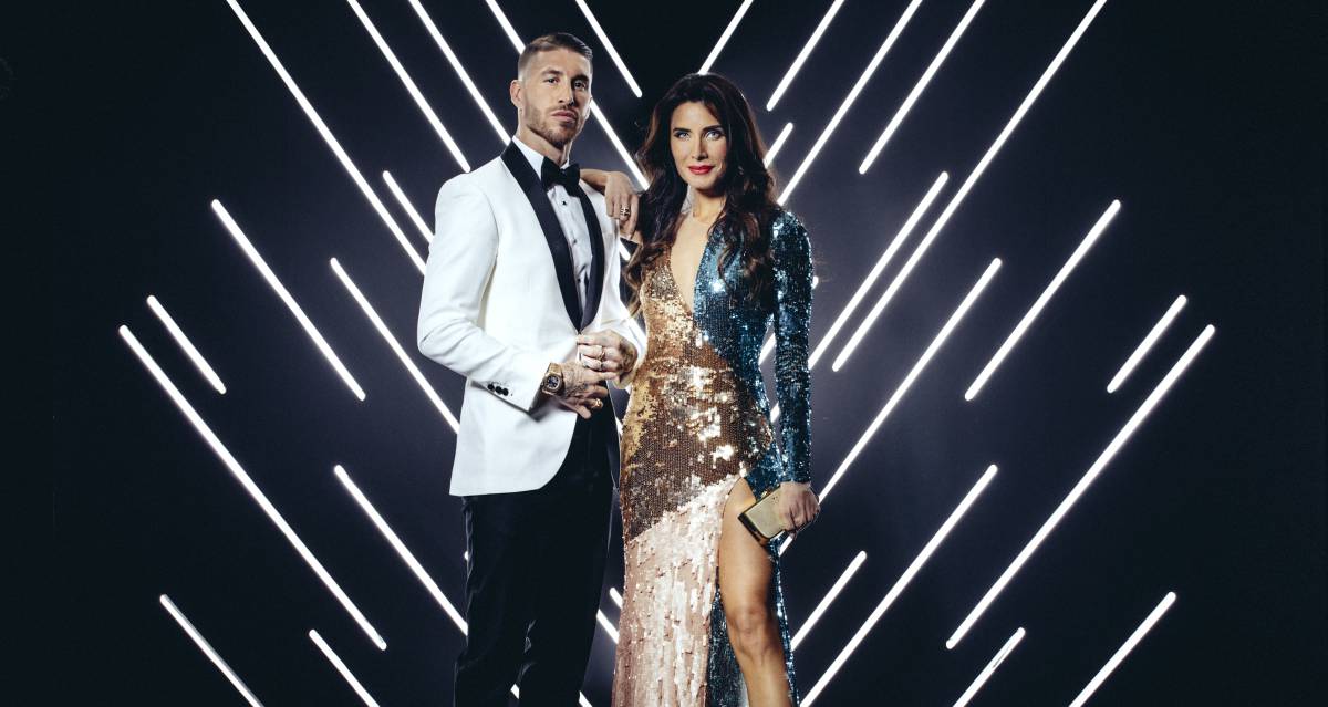 Sergio Ramos y Pilar Rubio, en una gala de la FIFA.