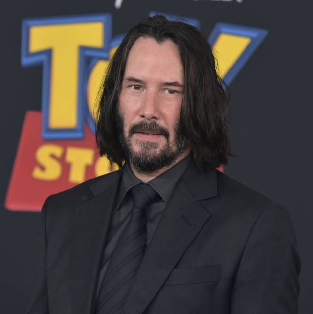El actor Keanu Reeves, durante la premier de 'Toy Story 4' en Los Ángeles (California), el pasado martes.