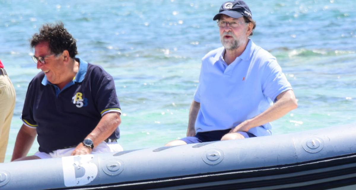 Mariano Rajoy, en Formentera.
