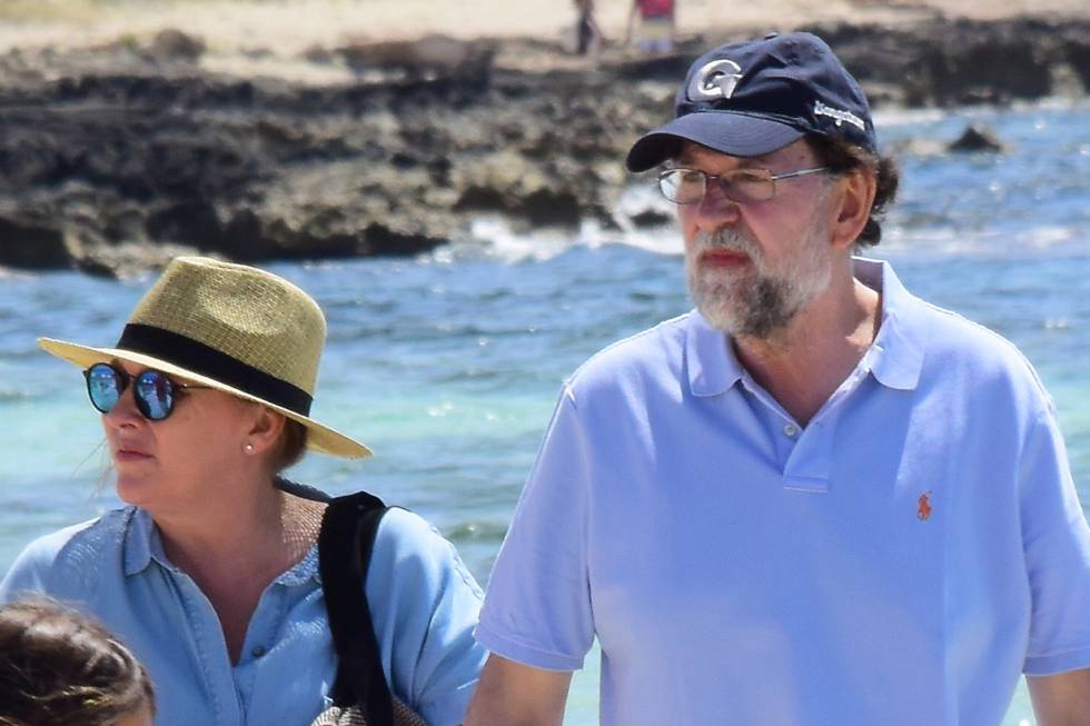 Mariano Rajoy y su esposa Elvira Fernández.