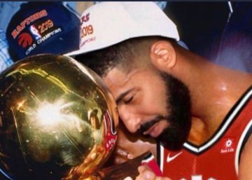 Drake, un macarra millonario en la pista para ayudar a los Raptors