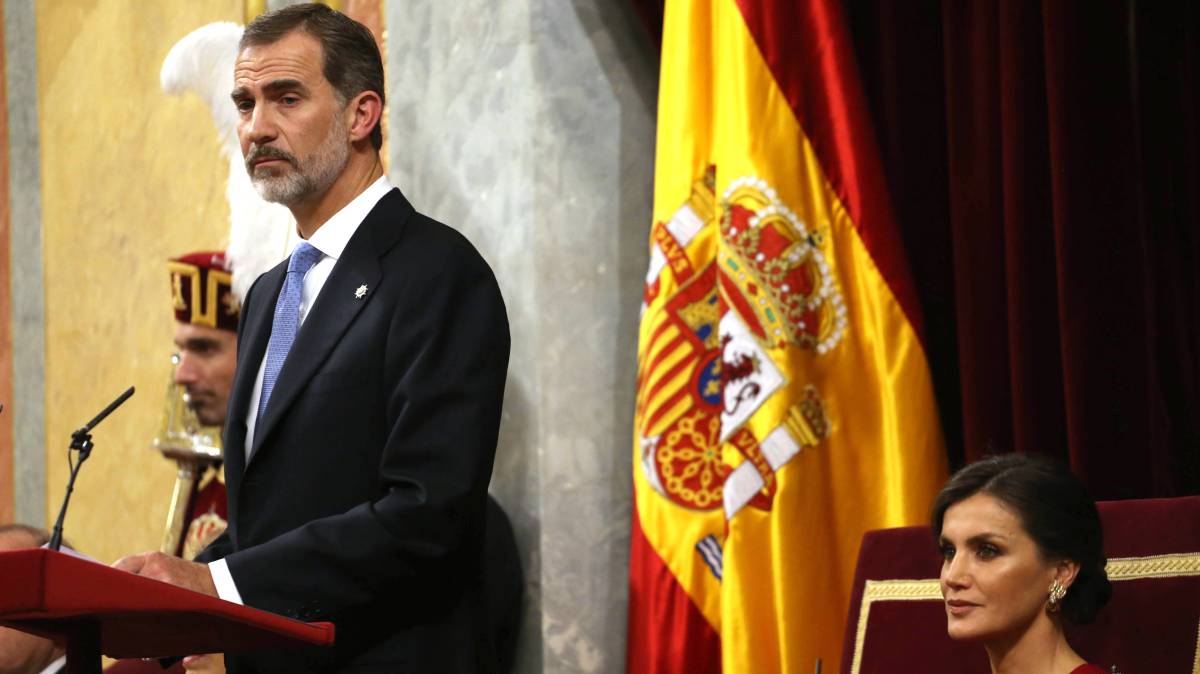 Felipe VI y la reina Letizia, en 2018.