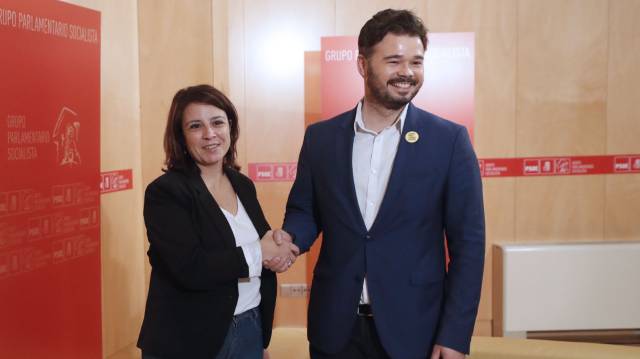 Los negociadores del PSOE y ERC se reúnen de nuevo en Madrid para desbloquear la investidura