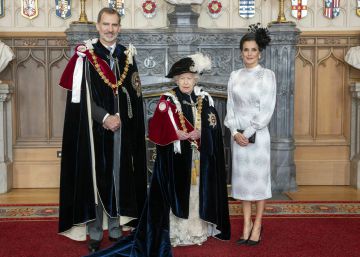 Felipe VI recibe la Orden de la Jarretera, en imágenes