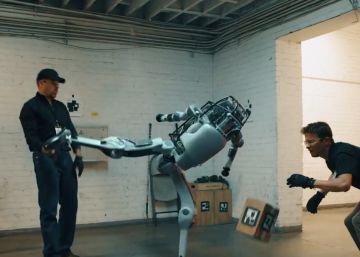 Así reacciona un robot de Boston Dynamics cuando se le maltrata