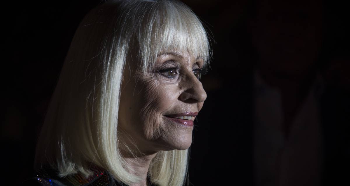 Raffaella Carrà, en 2017 en Madrid.