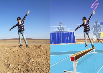 El mundo deseado de los niños refugiados de Azraq