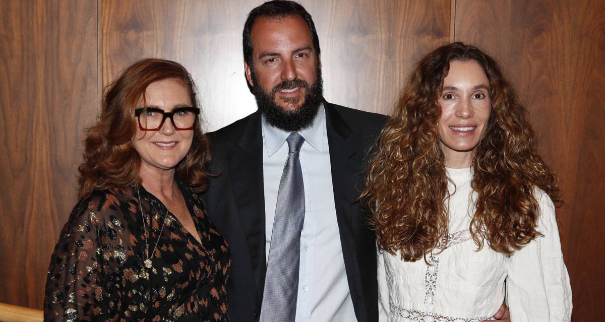 Francesca Thyssen, Borja Thyssen y Blanca Cuesta, el pasado febrero, en Madrid.
