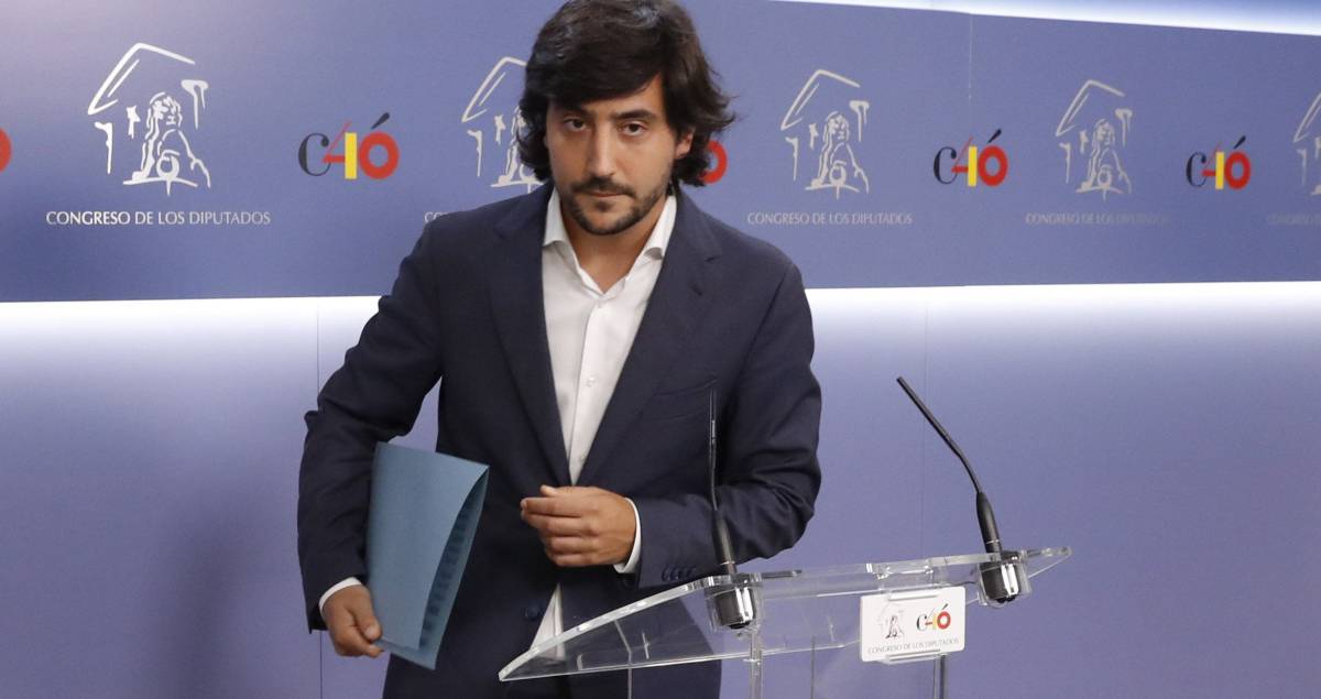 Toni Roldán, tras la rueda de prensa.