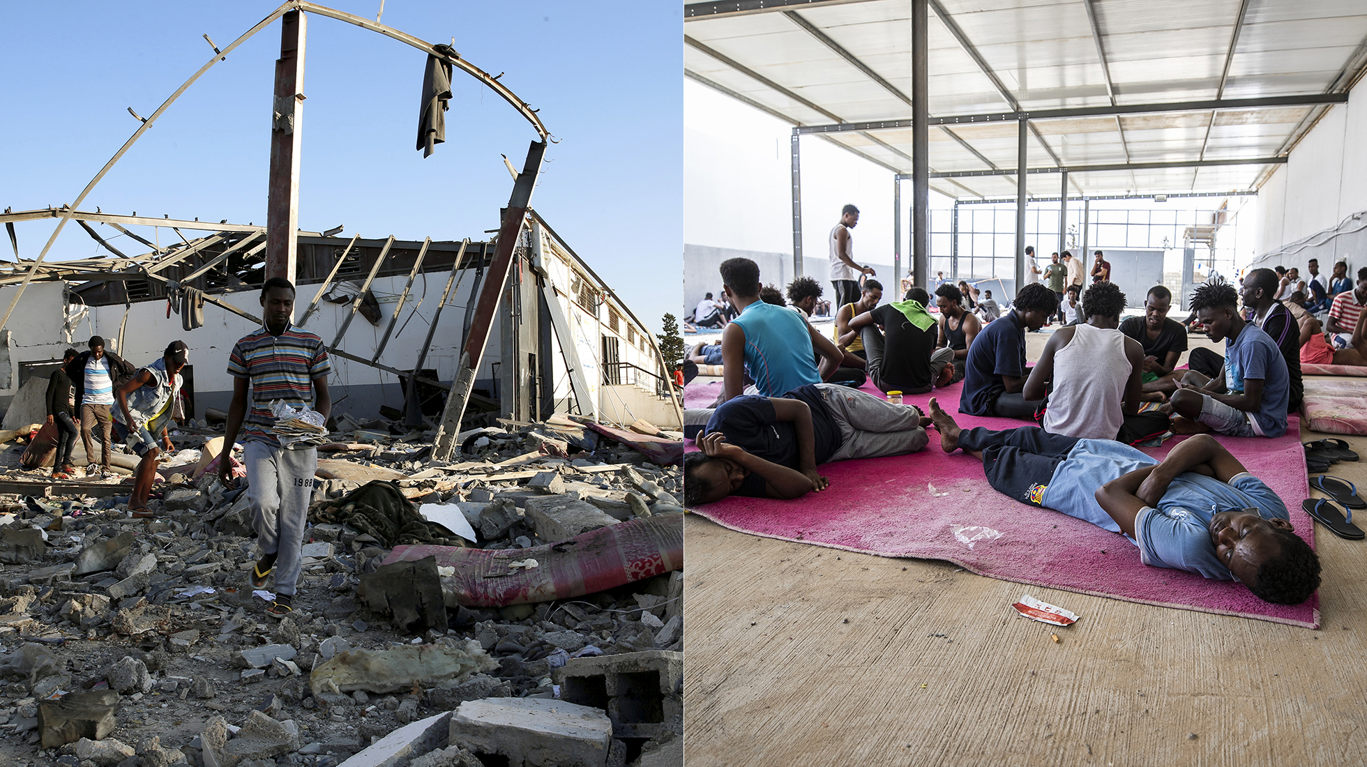 migrantes tripoli libia