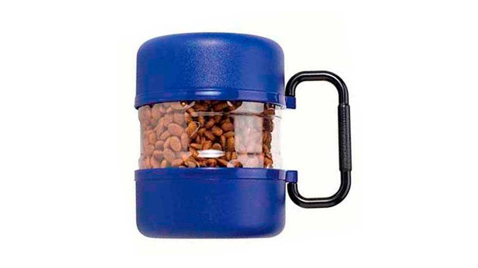 Set de comederos y contenedor para viaje