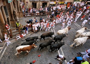 El cuarto encierro de San Fermín 2019, en imágenes