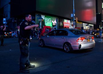 El corazón del turismo en Nueva York, a oscuras