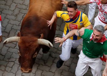 Octavo y último encierro de San Fermín 2019, en imágenes