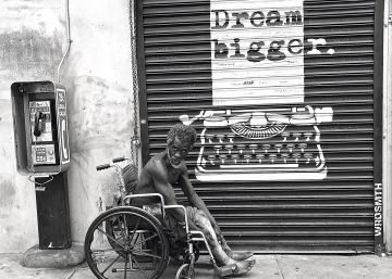 Skid Row, o bairro de Los Angeles que a ONU compara com um acampamento de refugiados