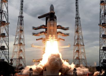 India despega hacia la Luna